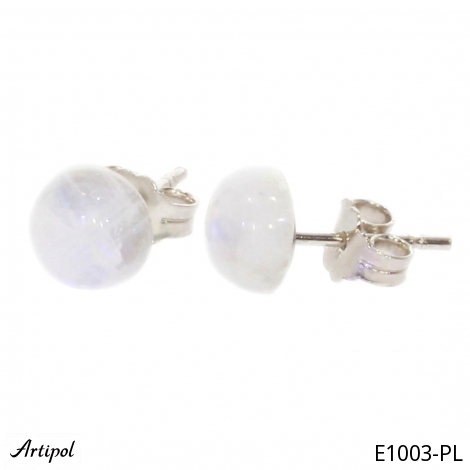 Ohrringe E1003-PL mit echter Mondstein