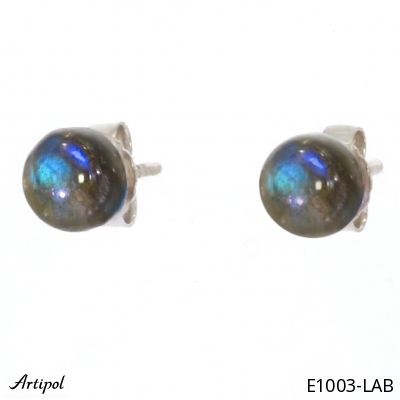 Boucles d'oreilles E1003-LAB en Labradorite véritable