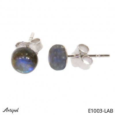 Boucles d'oreilles E1003-LAB en Labradorite véritable