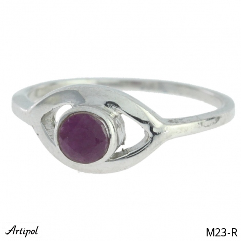 Bague M23-R en Rubis véritable