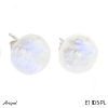 Earrings E1805-PL with real Moonstone