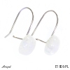 Earrings E1806-PL with real Moonstone