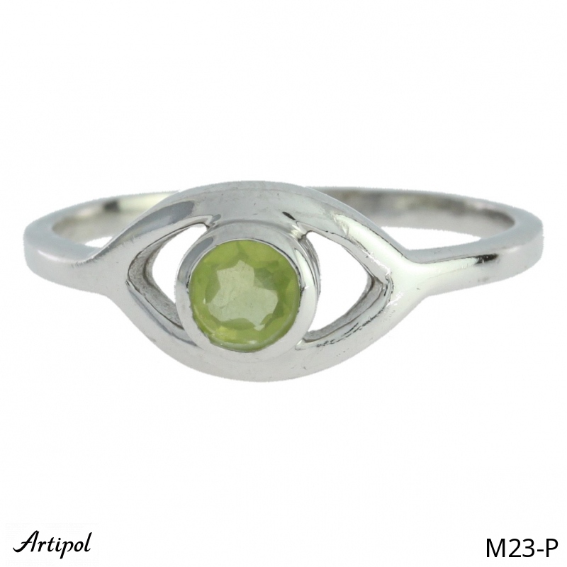 Ring M23-P mit echter Peridot