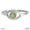 Ring M23-P with real Peridot