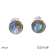 Earrings E2201-LAB with real Labradorite