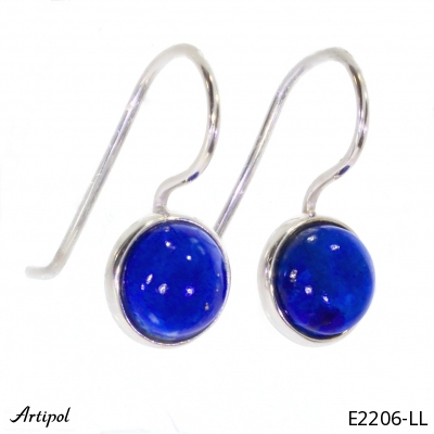 Earrings E2206-LL with real Lapis-lazuli