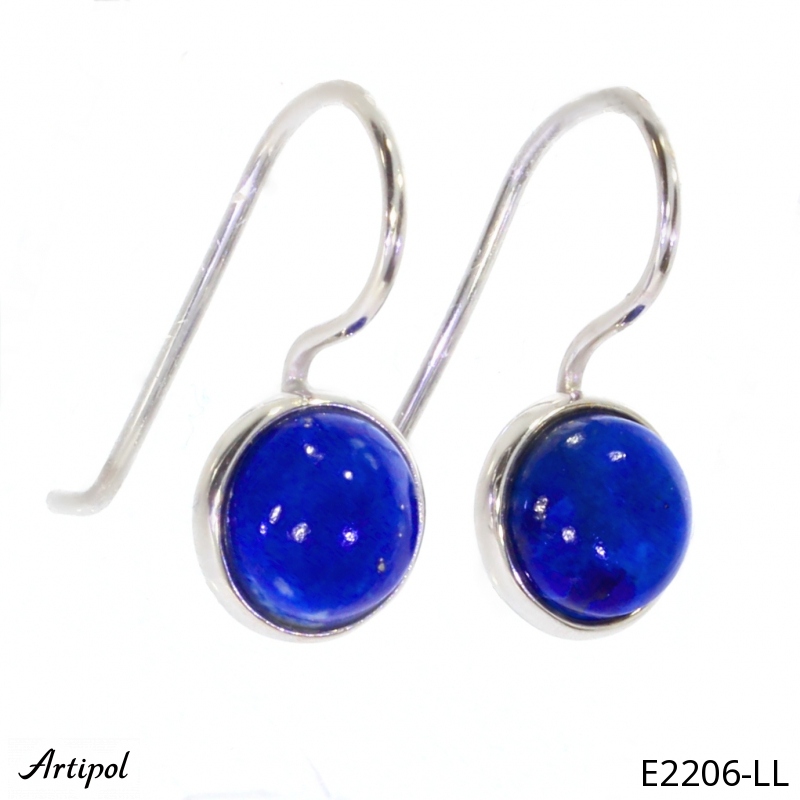 Earrings E2206-LL with real Lapis lazuli