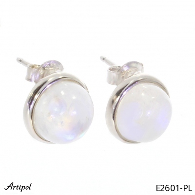 Boucles d'oreilles E2601-PL en Pierre de lune véritable