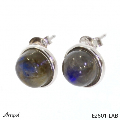 Earrings E2601-LAB with real Labradorite