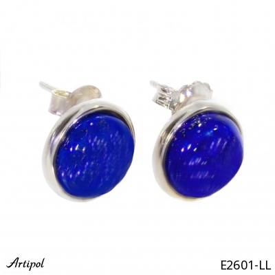 Earrings E2601-LL with real Lapis lazuli