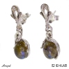 Earrings E2604-LAB with real Labradorite