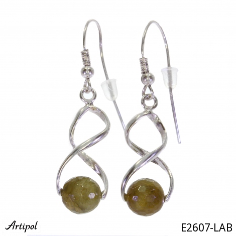 Boucles d'oreilles E2607-LAB en Labradorite véritable