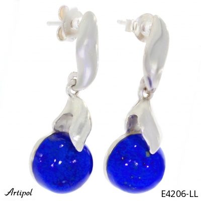 Boucle E4206-LL en Lapis-lazuli véritable