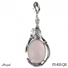 Pendentif P3403-QR en Quartz rose véritable