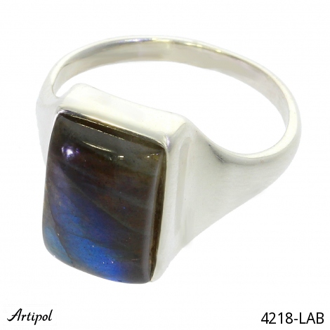 Ring 4218-LAB with real Labradorite