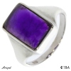 Ring 4218-A with real Amethyst