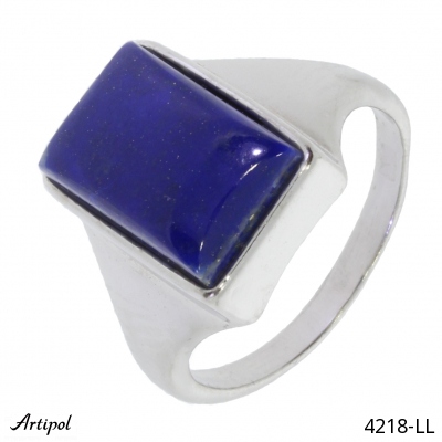 Ring 4218-LL with real Lapis lazuli