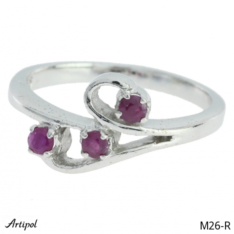 Bague M26-R en Rubis véritable