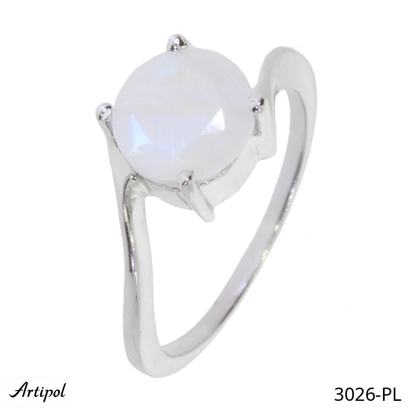 Ring 3026-PL with real Moonstone