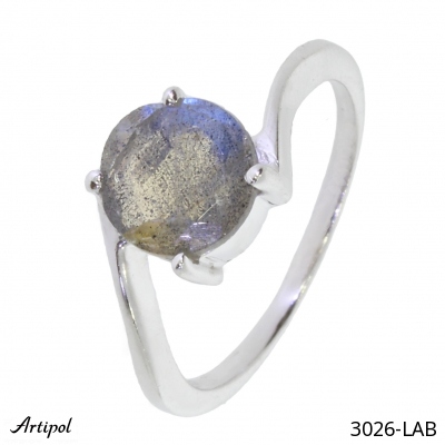 Ring 3026-LAB with real Labradorite