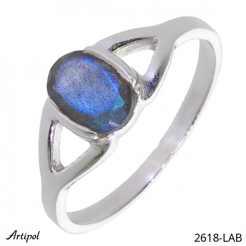 Ring 2618-LAB with real Labradorite