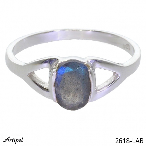 Bague 2618-LAB en Labradorite véritable