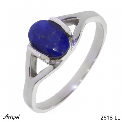 Ring 2618-LL with real Lapis lazuli