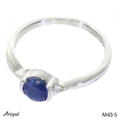 Ring M43-S with real Sapphire