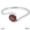 Ring M32-G with real Garnet