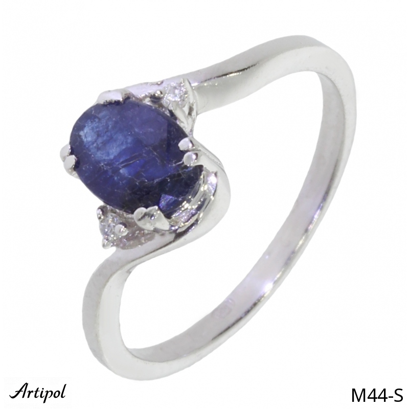 Ring M44-S with real Sapphire