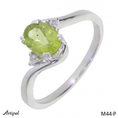 Ring M44-P with real Peridot