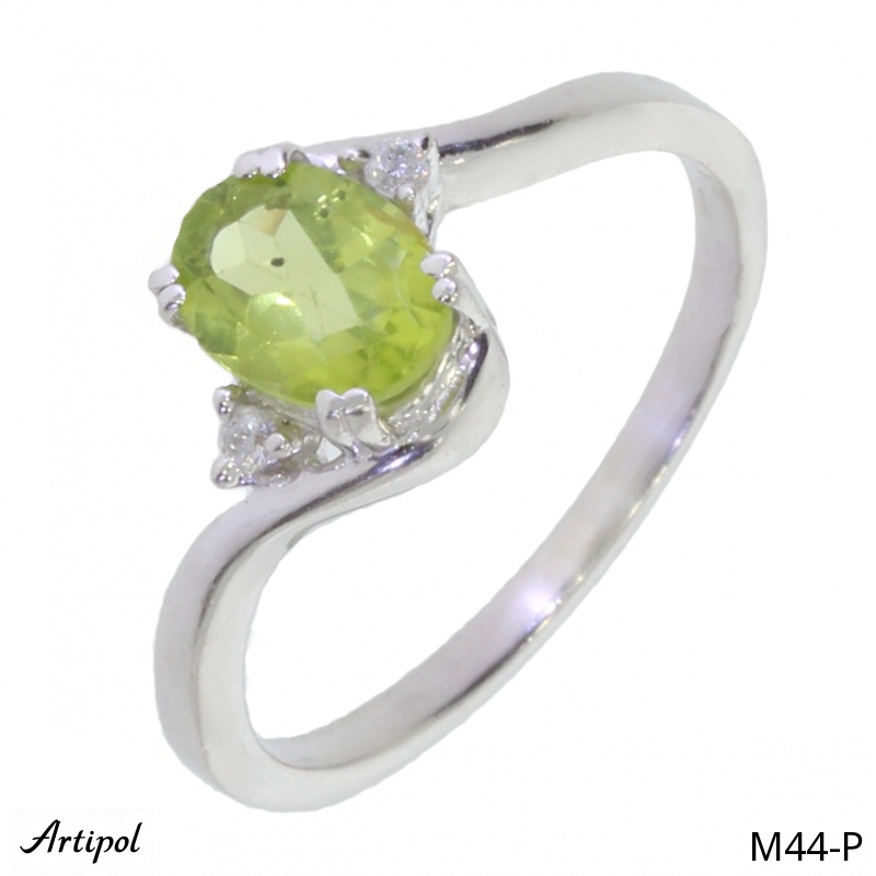 Ring M44-P mit echter Peridot