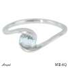 Ring M32-AQ mit echter Aquamarin