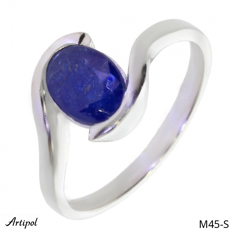 Ring M45-S mit echter Saphir