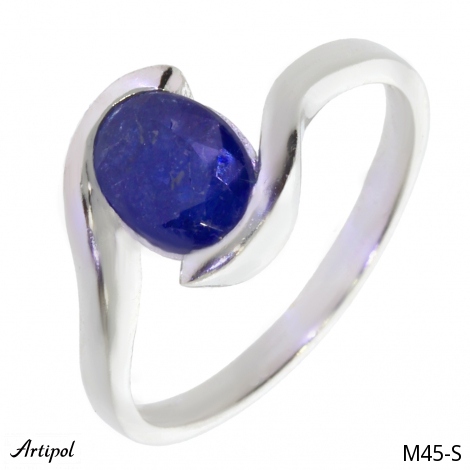 Ring M45-S with real Sapphire