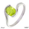 Ring M45-P mit echter Peridot