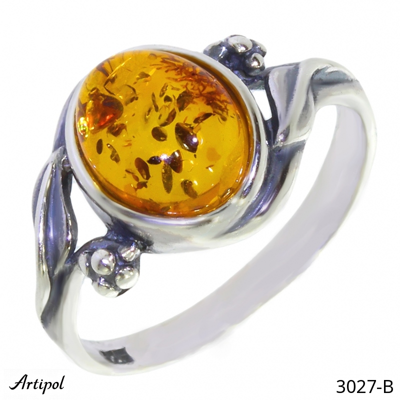 Bague 3027-B en Ambre véritable