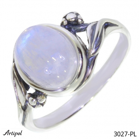 Ring 3027-PL with real Moonstone