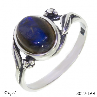 Ring 3027-LAB with real Labradorite