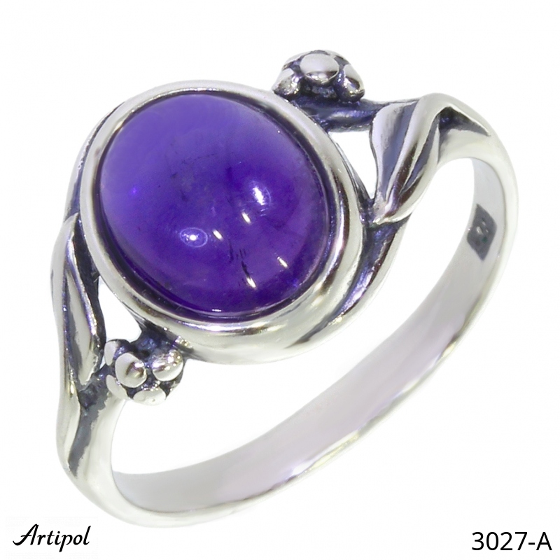 Ring 3027-A mit echter Amethyst