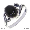 Ring 3027-ON mit echter Schwarzem Onyx