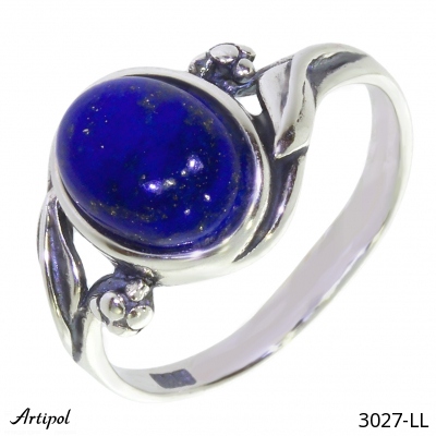 Ring 3027-LL with real Lapis lazuli