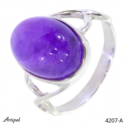 Ring 4207-A with real Amethyst