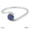 Ring M32-S with real Sapphire