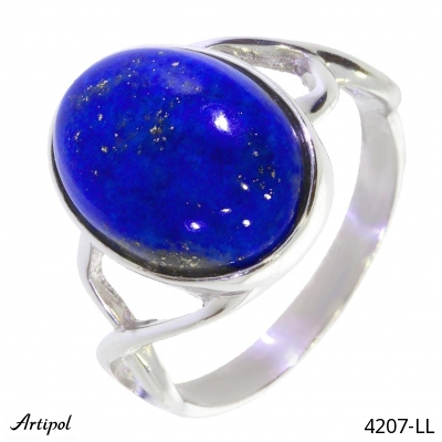 Ring 4207-LL with real Lapis lazuli