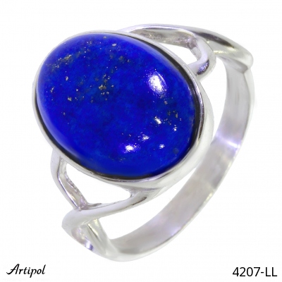 Ring 4207-LL with real Lapis lazuli