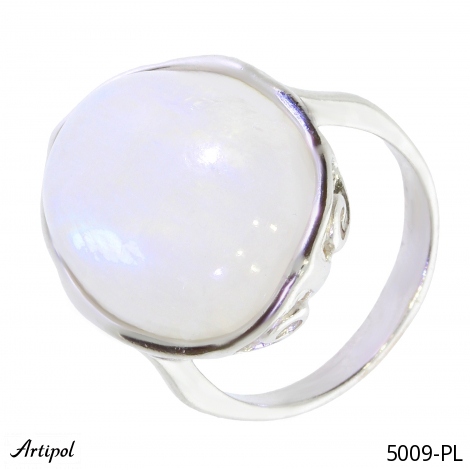 Ring 5009-PL with real Moonstone