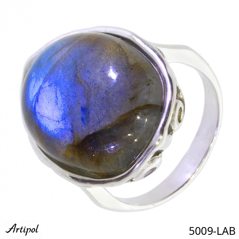 Ring 5009-LAB with real Labradorite