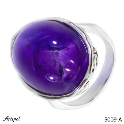Ring 5009-A with real Amethyst