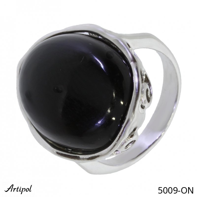 Ring 5009-ON mit echter Schwarzem Onyx